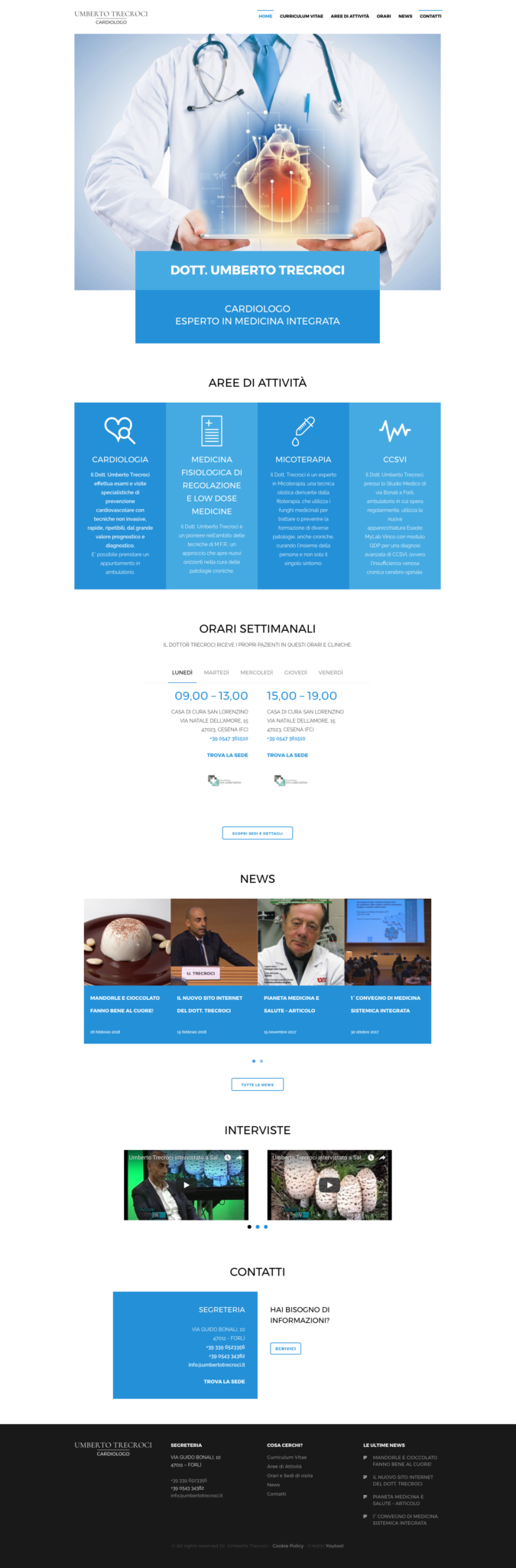 Dott.Umberto Trecroci - Cardiologo Esperto in Medicina Integrata - Homepage