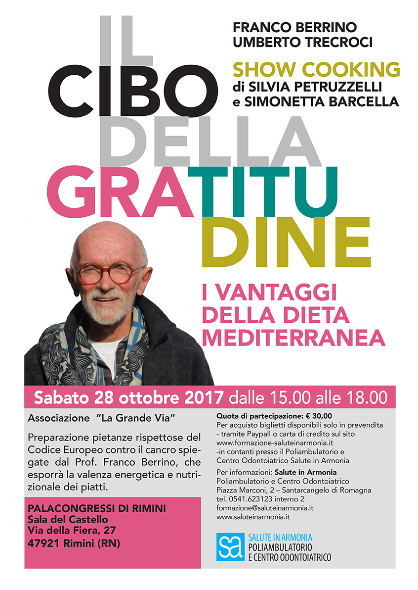 Il Cibo Della Gratitudine Show Cooking Dott Trecroci